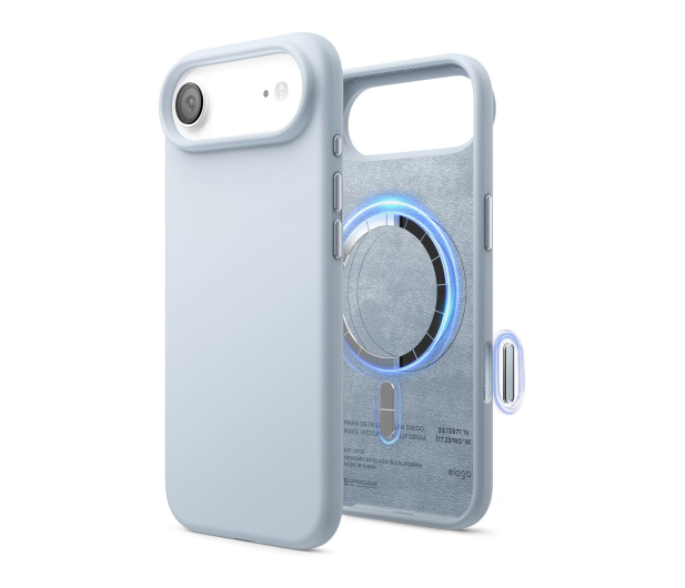 Elago Magsafe Silicon Case do iPhone 17 AIR Light Blue ES17MSSC66AIR-LBL - 1360458 - zdjęcie